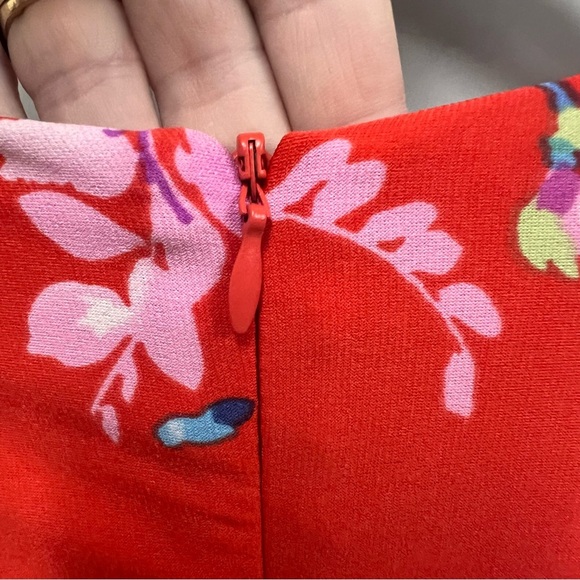 Julia Jordan faux wrap floral midi dress with belt size 8 - Picture 8 of 14